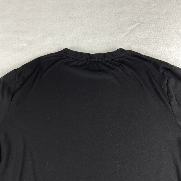 Cuddl Duds Shirt Womens Small Black All Nighter Camping Graphic Crew Neck Top - Picture 12 of 13